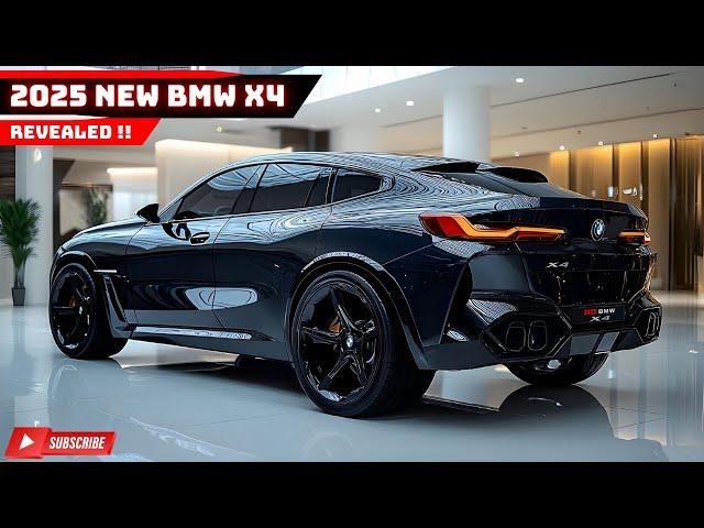 New 2025 BMW X4 Revealed: A Blend of Luxury and Sportiness - Features, Options, and Price Analysis