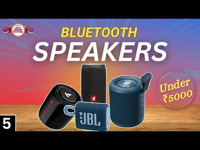 TOP -5 Best Bluetooth Speakers Deals Under 500 -5000 / Amazon Great Indian Festival SALE