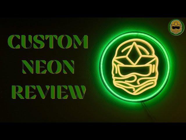 Custom Neon Sign Review: GoldenNinja3000 Logo!