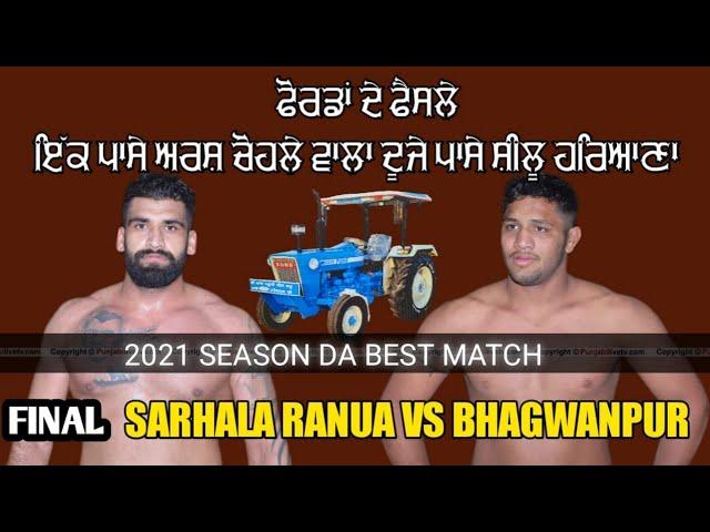 # BEST FINAL SARHALA RANUAN VS BHAGWANPUR [JANDPUR KABADDI CUP 2021]