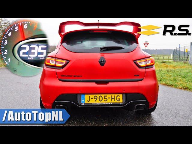 Renault Clio RS TROPHY 250HP | AKRAPOVIC Exhaust & ACCELERATION by AutoTopNL