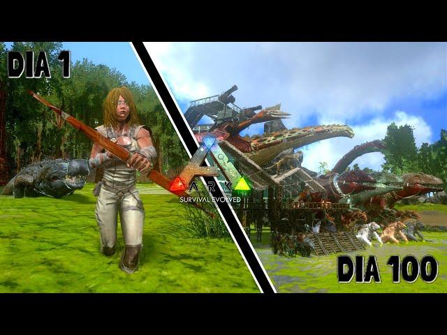 Sobrevivendo 100 Dias no Pântano | ARK Movie | ARK Survival Evolved Mobile