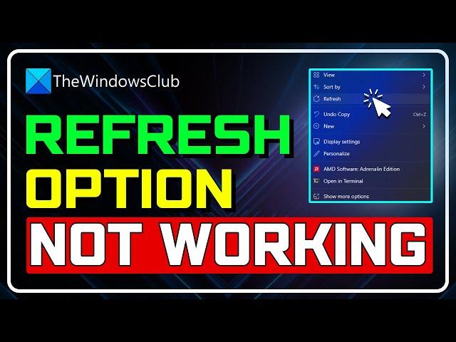 Windows 11 Desktop Refresh Bug FIX! | Fix Windows 11 Desktop Not Refreshing (Easy Fix)
