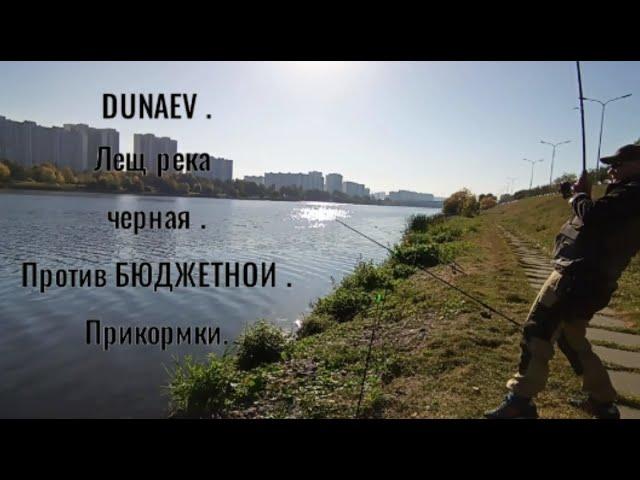 DUNAEV  . Лещ река черная против БЮДЖЕТНОЙ . #рыбалка #рыбалканафидер #лещрека