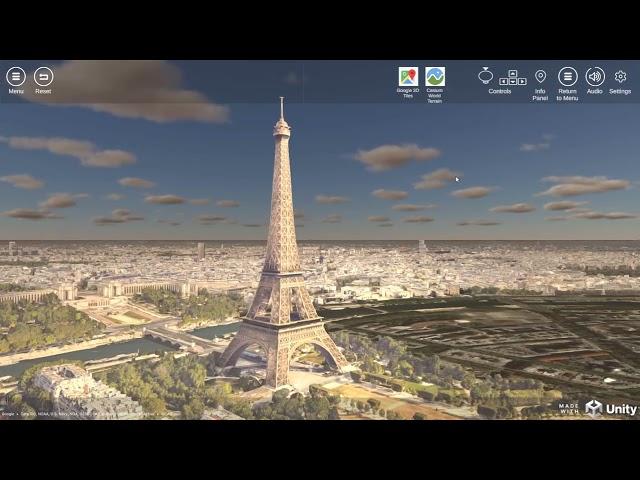 Unity - Cesium Google3DTiles World Explorer