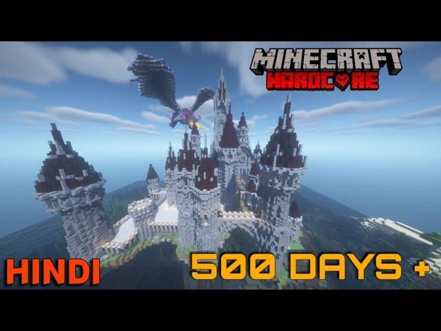 I SPENT 500 DAYS BUILDING THE BEST DETAILED MEDIAEVAL CASTLE || MINECRAFT HARDCORE