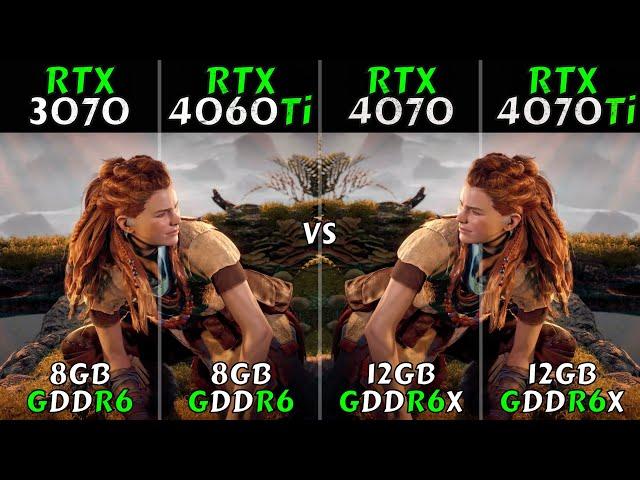 RTX 3070 vs RTX 4060 Ti vs RTX 4070 vs RTX 4070 Ti - Which One is More Worthy? | 12 Games at 1440P