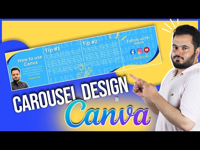 Create Seamless Carousel for Instagram & Linkedin in Canva [Urdu/Hindi]