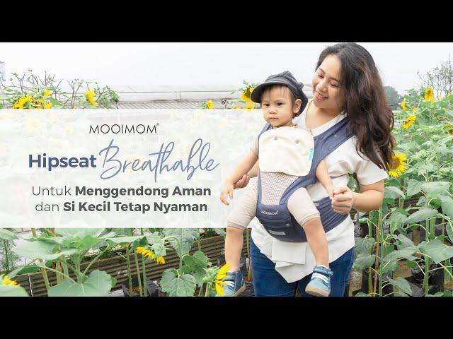 MOOIMOM Breathable Hipseat Carrier: Ternyaman untuk Menggendong di Segala Aktivitas!