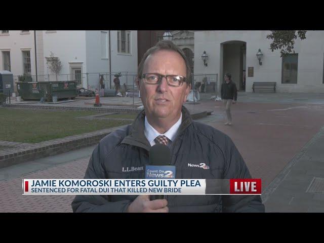 Jamie Komoroski sentenced for Folly Beach DUI crash that killed new bride