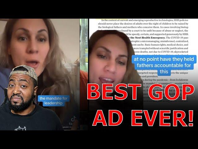 WOKE Feminist PANICS Into ACCIDENTLY Making Best Republican Ad Ever After Reading Project 2025!