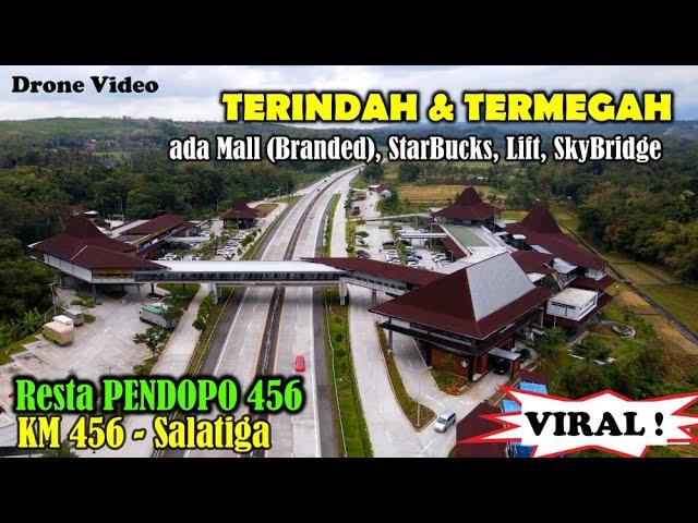 Rest Area "VIRAL" TERINDAH & TERMEWAH di INDONESIA ada di SALATIGA || DroneVlog