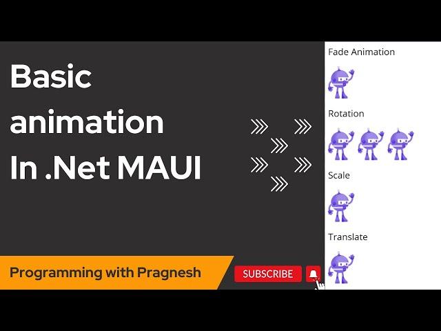 Basic animation - .NET MAUI