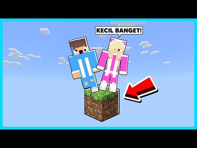 MIPAN & ZUZUZU Terjebak Di Minecraft Satu Blocks! SUSAH BANGET - Minecraft Indonesia