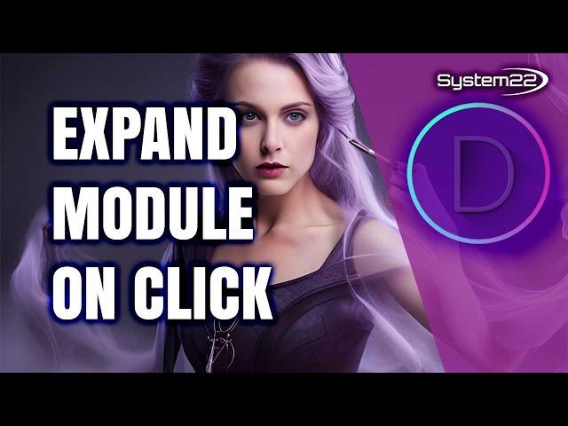 Divi Theme Expanding Module On Button Click