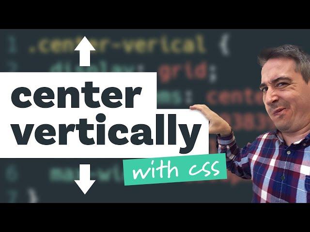 5 ways to vertically center with CSS