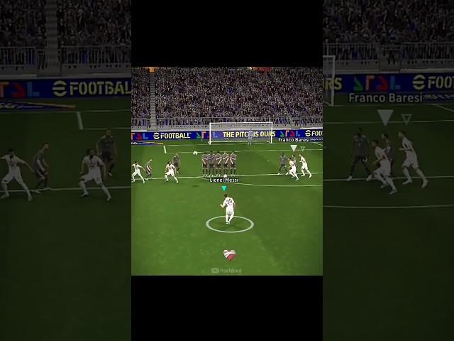 Power vs curl  || pes #efootball2025 #efootball #pes #efootball2023 #shorts