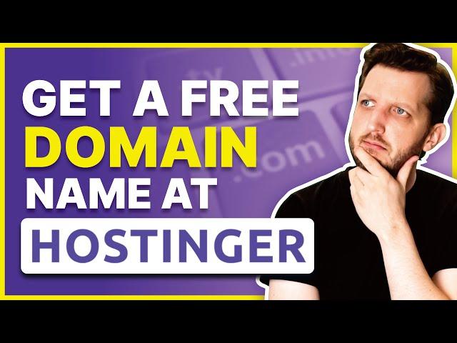 Get a Free Domain Name & Domain Registration at Hostinger