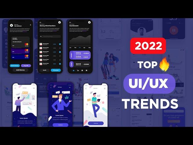 Mobile App UI/UX Design Trends 2022 | App Ui Design