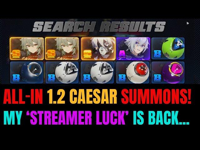 Patch 1.2 ALL-IN Caesar King Summons! | My "Streamer Luck" Continues...