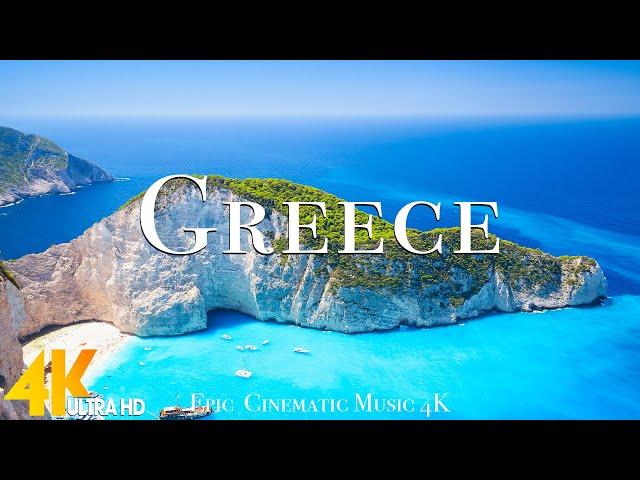 Greece 4K - Scenic Relaxation Film With Epic Cinematic Music - 4K Ultra HD Video