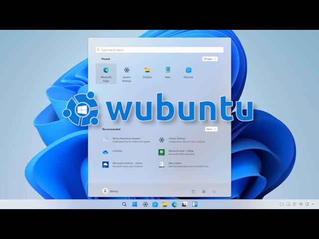 Wubuntu - An Illegal Windows Like Distro