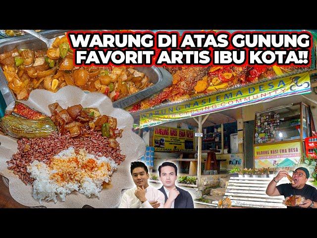 EDAN DI ATAS GUNUNG MASUK DESA!! WARUNG KECIL LANGGANAN ARTIS..