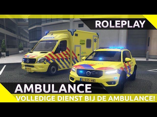 Een volledige dienst bij de ambulance! FiveM [GTA 5 roleplay]