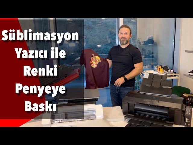 Süblimasyon yazıcı ile renkli penye kumaşa transfer baskı nasıl yapılır? Forever Subli Flex 202