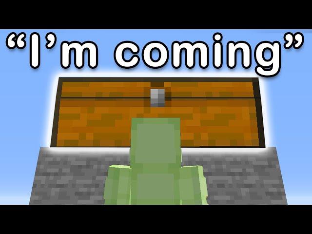 Minecraft but I travel to the LOST CHEST