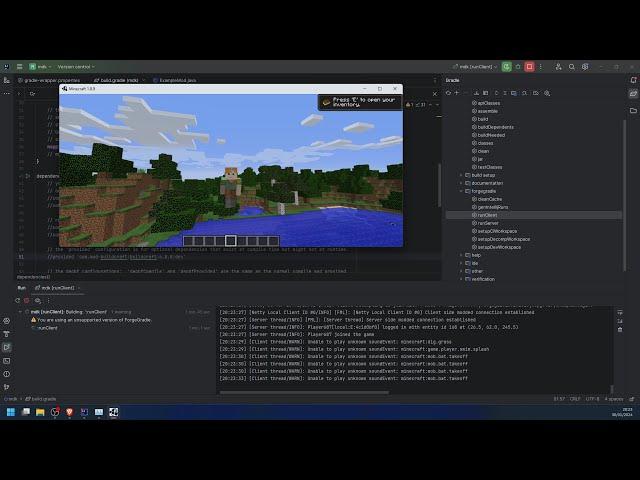 How to set up 1.8.9 Forge MDK (How to make a Minecraft Mod)