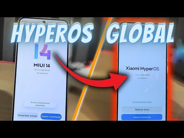 Así he Conseguido actualizar de MIUI 14 a HyperOS Global | Dos Métodos #tutorial #hyperos