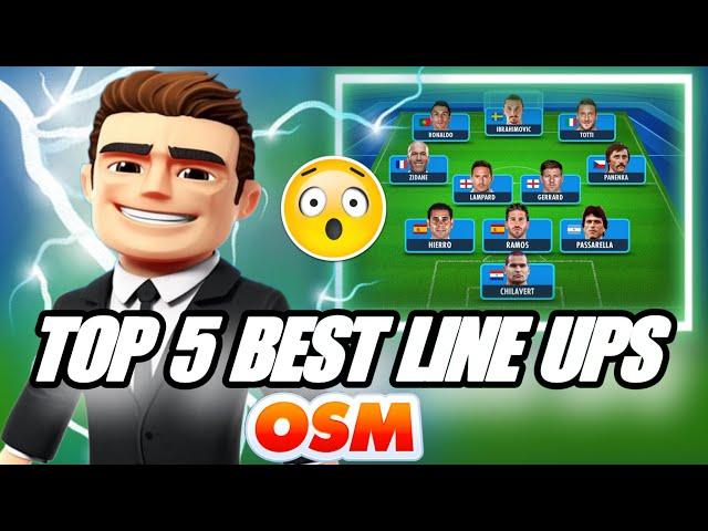 TOP 5 Best Formations to use in Online Soccer Manager (OSM)