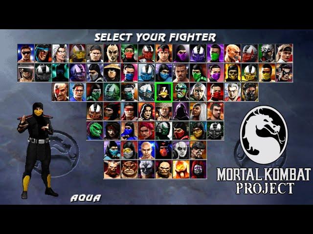 Mortal Kombat Project Expanded Plus 2024 Aqua Playthrough