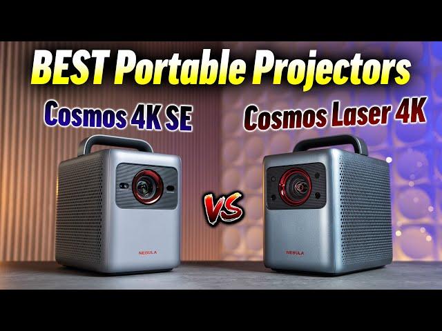 The BEST Portable Projectors for Black Friday - Anker Nebula Cosmos Laser 4K vs Cosmos 4K SE