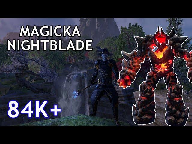 Magicka NightBlade 84k+ DPS Progressing | ESO Harrowstorm