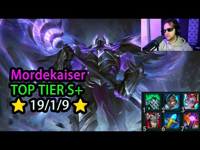 19/1/9 MORDEKAISER TOP IS THE NEW BEAST HE IS UNSTOPPABLE  S14 Mordekaiser TOP Gameplay Guide