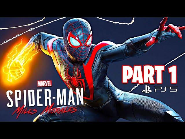 Spider Man: Miles Morales PS5 Gameplay Walkthrough, Part 1!