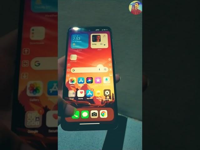 Redmi note 9 Pro max best i phone theme | new ios theme 2021 for miui 12 #shorts #shortsvideo