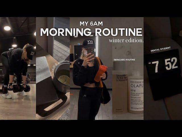 MY 6AM WINTER MORNING ROUTINE: Productivity Through The Colder Months (2021) | Anna Neubert