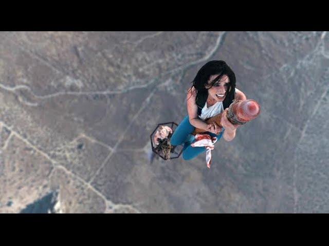 Two Girls Climb 2000 Foot Tower For Selfie, But Regret it When They Cant Go Back