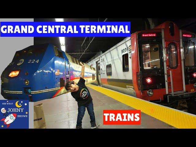 MTA Trains For Kids Johny Sees Some Metro North Trains at Grand Central Terminal