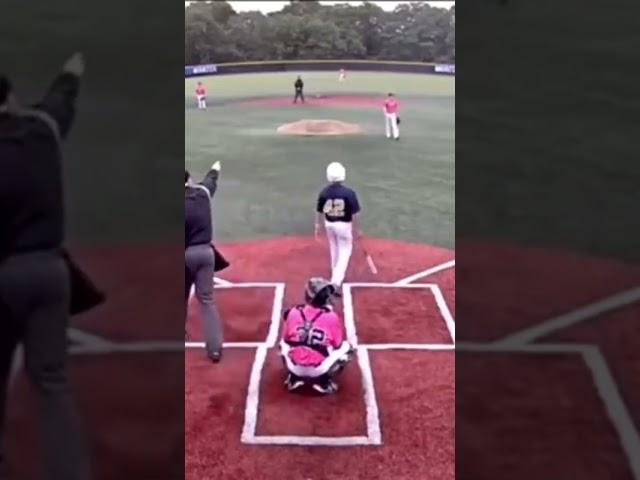 Kid rages in little league baseball