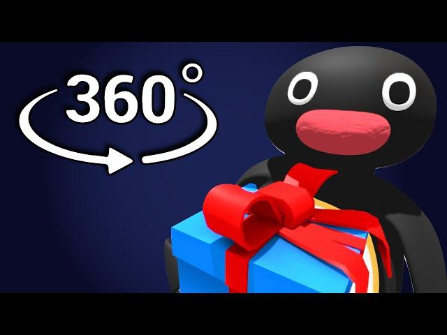 VR 360 Noot noot But Pingu Gives You A Gift #2 | Noot noot 360 video