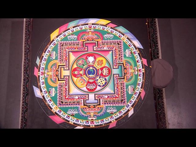 Sand Mandala by the Tibetan Buddhist Nuns from Jangchub Choeling Nunnery | June 8, 2024