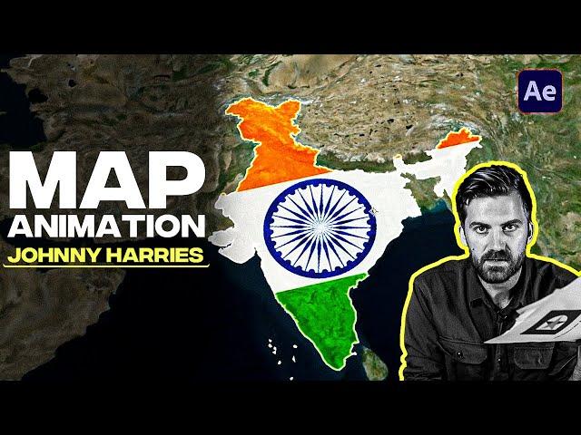 How to make map animation like @johnnyharris  with GEOLAYERS in AFTER EFFECT ​