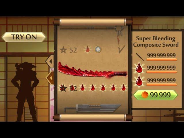 Shadow Fight 2 The Most Powerful Super Bleeding Composite Sword