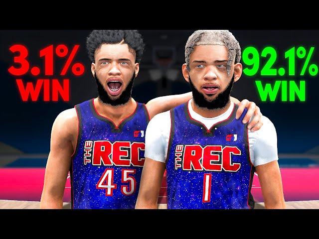 I Helped RANDOM REC Players BOOST Their WIN % on NBA 2K25…