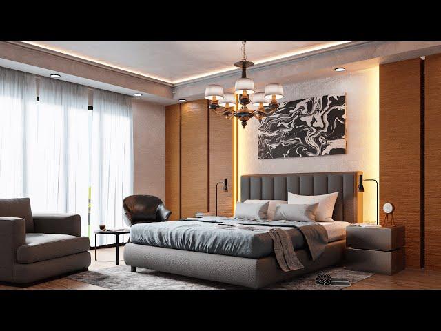 How I made this Luxury Bedroom in Blender in 10 minutes