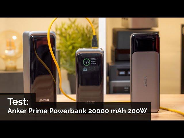 Test: Anker Prime Powerbank 20000 mAh 200W, eine spitzen High End Powerbank!